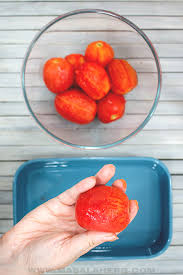 Finally, strain the potatoes in a colander and pat them dry with a dish towel. How To Blanch Tomatoes To Peel Masalaherb Com