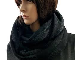 Long Twisted Infinity Loop Scarf for Women Neck Warmer