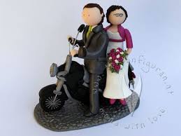 Motorrad Brautpaar Desserts Cake Food