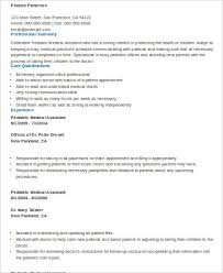 Medical Assistant Resume Sample 8 Examples In Word Pdf