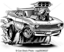 Muscle Car Art Cartoon Cool Car Drawings Car Cartoon Car Drawings