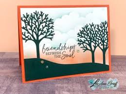 This large spiral stamp makes it super easy to make. Inspired Thoughts Bundle A Beautiful Scene Flowerbug S Inkspot In 2021 Stamping Up Cards Stampin Up Cards Card Making Tutorials