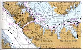 Tennessee River Navigation Charts Of Kentucky Lake Lake