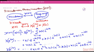 Convolution in time multiplication in time parseval's theorem (general) parseval's theorem (energy). Discrete Time Fourier Transform Dtft Youtube