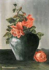 Frida Kalho Naturaleza Muerta Rosas 1925 Oleo Sobre Lienzo Montado Sobre Tabla 41 2 X 30 Cm Cole Frida Kahlo Paintings Kahlo Paintings Frida Kahlo Artwork