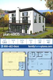 A shed dormer across the front adds to its curb appeal, creates headroom upstairs and provides great light there as well.a man door gives you access off the covered. Traditional Style House Plan 40835 With 1 Bed 2 Bath 3 Car Garage Garage House Plans Carriage House Plans Garage Apartment Plan