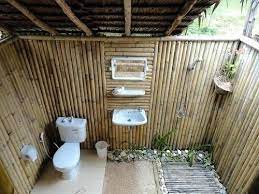 This unique outhouse design has an outside deck for the rainwater sink to come on the next vi. Outdoor Dog Shower Kit Uk Cedar Showers Ct Enclosure Outdoor Bathroom Design Outdoor Pool Bathroom Outdoor Bathrooms