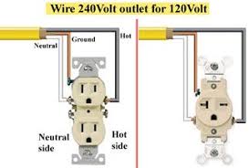 Wire 240 Volt Outlet For 120 Volt Application Home Electrical Wiring Electrical Wiring Diagram Diy Electrical