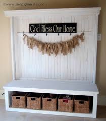 Front Entry Bench Storage Bench With Baskets Diy Storage Bench Entry Bench The best front porch decorating ideas for every month of the year. front entry bench storage bench with