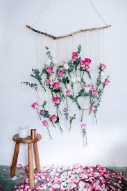 8 Diy Ideas For Turning Your Flowers Into Home Decor Domino Diy Roses Floral Vase Handmade Home Decor