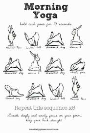 Bunny Sun Salutation Graphic Google Search Yoga Routine Yogaovningar Morgonyoga