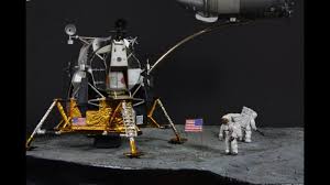 4 diameter with gold metallic border. Apollo 11 50th Anniversary 1 72 Nasa Model Diorama Youtube