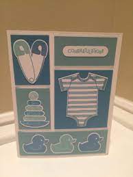 Stampin Up Baby Stamps Something For Baby Made With Love Henry Says Framelits Baby S First Baby Boy Cards Baby Shower Cards Baby Shower Card Sayings