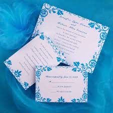 Blue And White Wedding Invitation Ideas Scroll Wedding Invitations Wedding Invitations Cheap Wedding Invitations