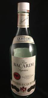 Vintage Bacardi Superior Puerto Rum Bottle 1 Liter Tax Stamps Ebay Rum Bottle Bacardi Bottle