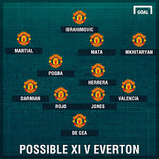 Manchester United Team News Injuries Suspensions Starting Line Up Against Everton Goal Com