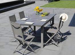 moora est une table de jardin rectangulaire extensible ideale pour les petits espaces elle permettra d installer v table de jardin proloisirs table exterieur