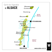 Carte Du Vignoble Alsacien Carte Vin Wine Vignoble Alsace Alsacien France Guebwiller Vin Dambach La Ville