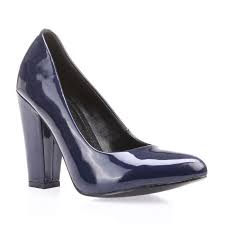 Escarpins femme bleu marine et blanc. Escarpins Bleu Marine Vernis Bleu Cdiscount