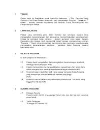  Contoh Kertas Kerja Program Tips Documents
