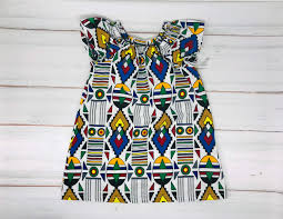 African Print Girl Dress