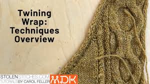 The sweater that carol has designed is called the mithral sweater. Twining Wrap Techniques Overview Youtube