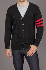 Black And Red Cardigan Join Jackthreads Varsity Cardigan Men Casual Menswear