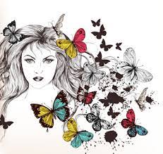 Download Vector Girl Hair Butterfly Free Vector Download 6 497 Free Vector For Commercial Use Format Ai Eps Cdr Svg Vector Illustration Graphic Art Design