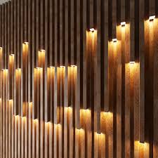 3d Wall Decorative Light 2 Cgtrader In 2020 Wood Wall Design Light Decorations Wall Design