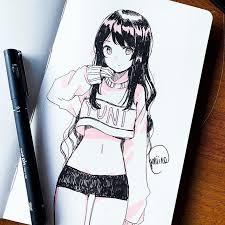 The other is understanding how to translate ideas, fill in color, and work with software. Finally I Feel Better I Can Go Back To Drawing Even If I Skipped Many Days For The Inktober Tvt Manga Drawing Anime Drawings Sketches Cute Drawings