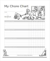 9 chore chart templates in pdf free premium templates