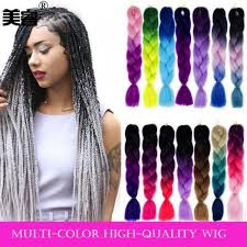 Use 4 packages wefted human hair, for you will want it can be curled and do all types of different thing with it. 7a Full Human Hair Braids Glueless Gradient Color Women African Black Pigtail Wig Wigs Tape Hair Buy At A Low Prices On Joom E Commerce Platform