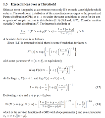 The pareto principle can be applied in a wide range of areas such as manufacturing,. Generalized Pareto Distribution Gpd Cross Validated