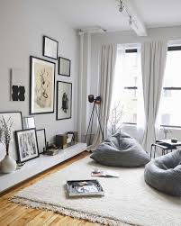 Back Room No Couch Apartment Chic Interior Home
