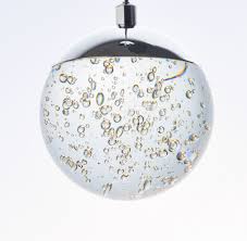 The orb collection from et2 contemporary lighting features clear glass with bubbles inside that glow when illuminated. Et2 Online