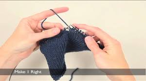 How many stitches are in knitting? How To Knit Make 1 Increases M1l M1r M1lp M1rp Youtube