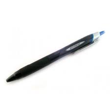 The uni jetstream ballpoint pen now comes in 0.38mm point size. Uniball Jetstream Ballpoint Pen 0 38mm Black Body Blue Ink