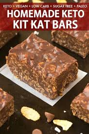 If you're new to keto, sugar cravings can be a nightmare. Healthy Homemade Keto Kit Kat Bars Vegan Paleo Recipe Keto Dessert Recipes Healthy Candy Low Carb Chocolate