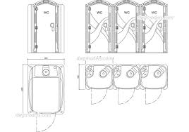 Portable Restrooms Portable Restrooms Autocad Autocad Drawing