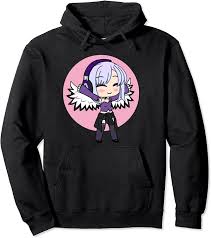 Cute Chibi style Kawaii Anime Girl with wings Pullover Hoodie : Clothing,  Shoes & Jewelry - Amazon.com
