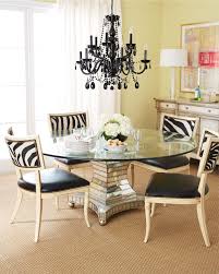 Massoud Black Zebra Leather Dining Chair Erlinda Dining Table Dining Room Design Dinning Room Decor Dining Table Chairs