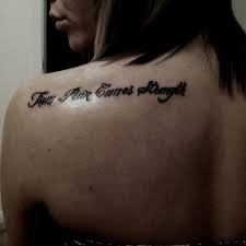 Pin On With Pain Comes Strength Tattoo