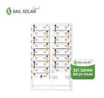 Sail Solar 240kwh 250kwh Home Energy Storage Lithium Battery Pack 51.2V  314ah 16kwh 16.07kwh Modular Customized High Voltage LiFePO4 Lithium Ion ...