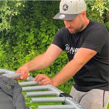 14' Ft Trampoline Jumping Surface With 96 V-Rings For 8.5In Springs – Just  Trampolines