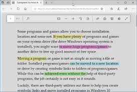 Reader lets you search for words or phrases, take notes, fill in forms, and print or share documents. Highlight Text In Pdf Document Using Edge Browser In Windows 10
