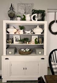 Easter Home Tour 2016 The Creek Line House Decorating Above Kitchen Cabinets Kitchen Cabinets Decor China Cabinet Decor