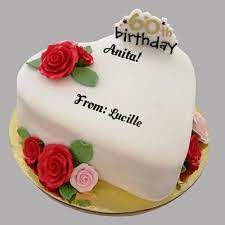 29 60th birthday sayings and quotes: Happy 60th Birthday Cake With Your Name