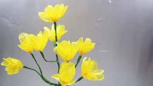 Ini adalah contoh kertas yang dioles gesso dan tidak dioles gesso sebelum. How To Make Paper Flower Cara Membuat Bunga Dari Kertas Minyak