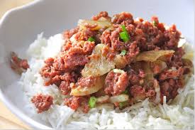 Sign up for our newsletter to receive cultural tidbits & tasty dishes! A Can Of Corned Beef Can Be Found In Almost Every Caribbean Kitchen It Is One Of Those Must Have Items Guyanese Recipes Corned Beef Recipes Caribbean Recipes
