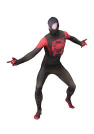 Pls email us if you need the costume, wig, shoes, weapon or other accessories of this character. Miles Morales Spider Man 2nd Skin Costume For Adults
